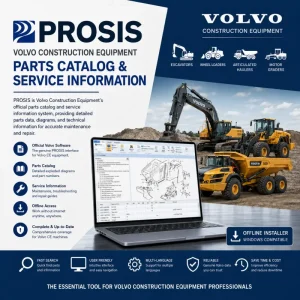 Volvo PROSIS offline parts catalog and service information software for Volvo construction equipment