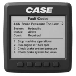 CASE Grader – Fault Codes Reference Manual