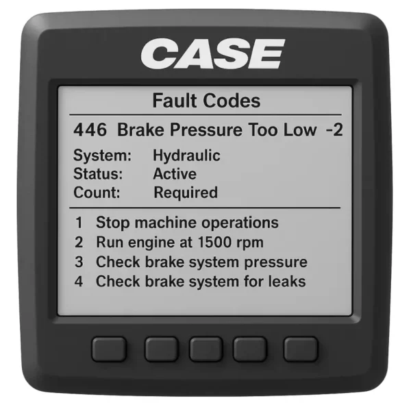 CASE Grader – Fault Codes Reference Manual