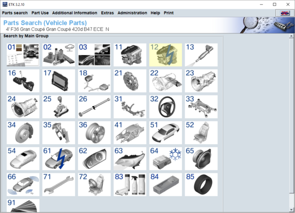 Bmw parts catalog online