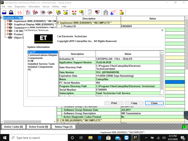 Caterpillar Electronic Technician Software - OBDTotal