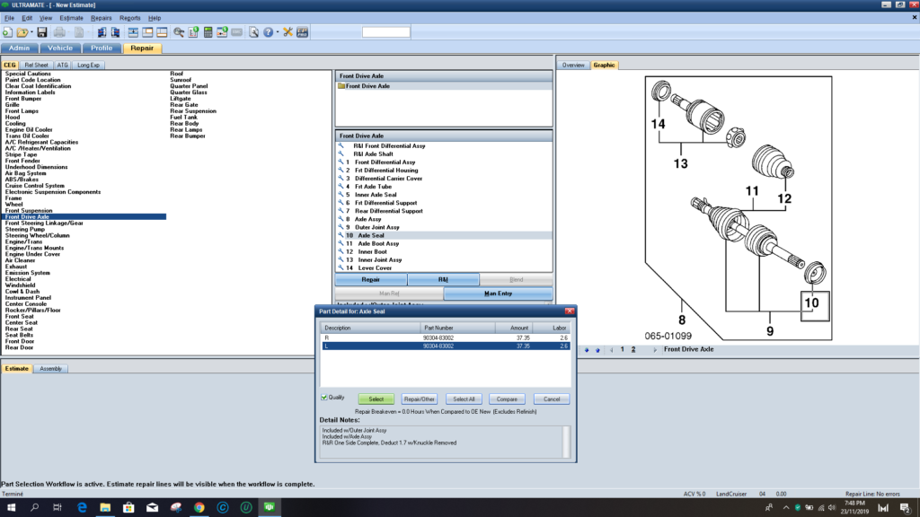 Mitchell UltraMate Collision Estimating System Software 3.2023 Release ...