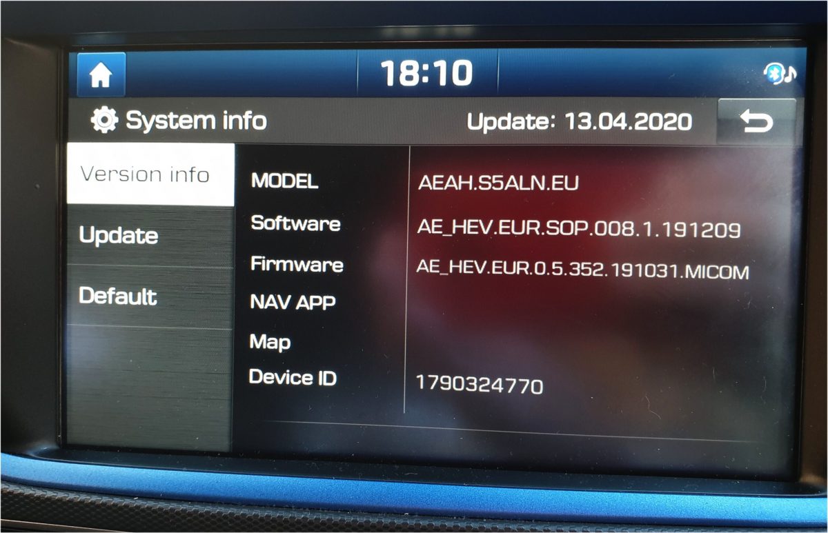 Hyundai Gen 5 Navigation Maps & Firmware Updates
