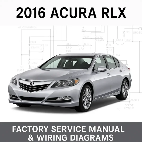 Acura 2016 RLX Factory Service Manual & Wiring Diagrams PDF