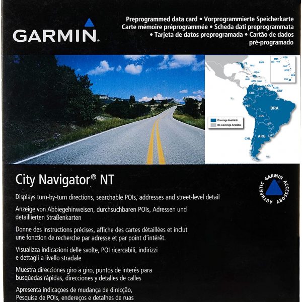 Garmin City Navigator South America NT