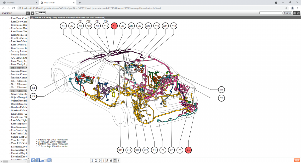 Lexus EWD Wiring Diagrams And Schematics