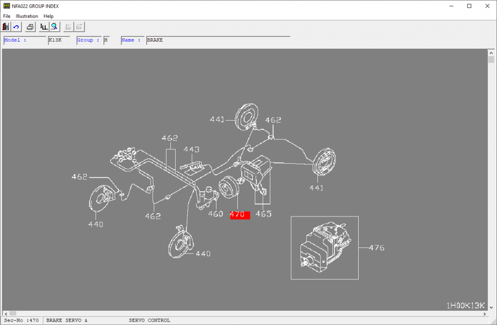 Nissan Infiniti Electronic Parts Catalog EPC