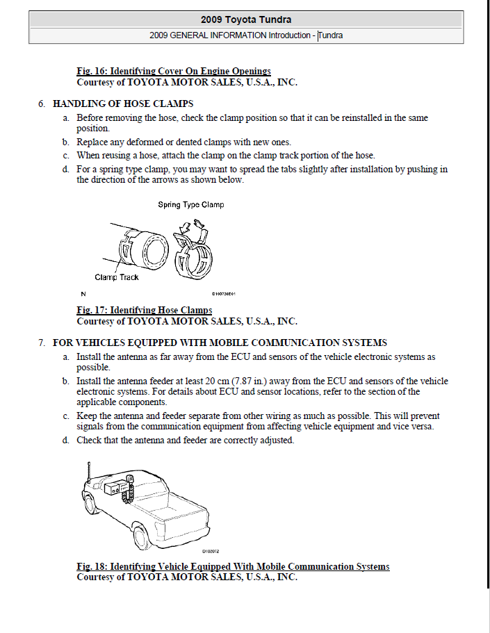 Toyota Tundra Service Repair Manual