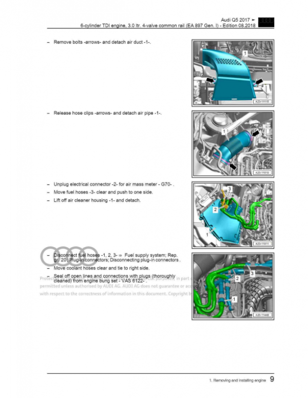 Audi Q5 OEM Service Repair Workshop Manuals
