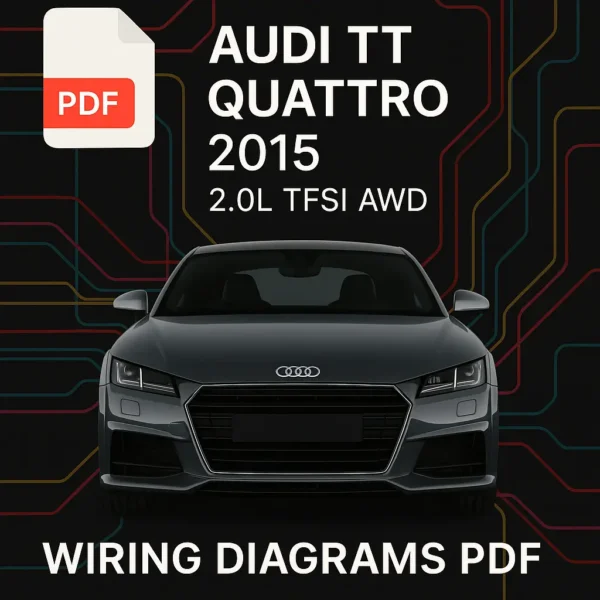 Audi TT Quattro Base 2015 Wiring Diagrams PDF 2.0L TFSI Coupe AWD