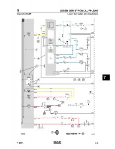 DAF 95XF Series Electrical Wiring Diagram