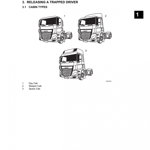 DAF CF Series Emergency Response Guide
