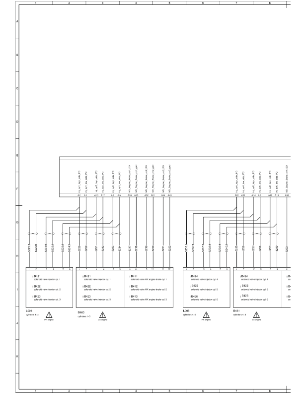 DAF XF/CF Euro 4/5 Series Electrical Wiring Diagram