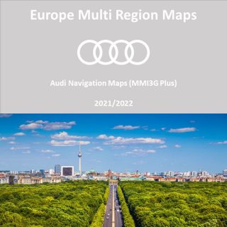 Audi MMI3G Plus Europe Navigation Maps HN+ v6.33.1 8R0060884JD 2021-2022 With Activation & Firmware