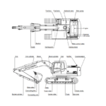Hyundai Crawler Excavator R180LC-7 Service Repair & Operating Manual