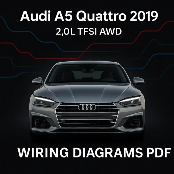 Audi A5 Quattro Prestige 2019 Wiring Diagrams PDF 2.0L TFSI AWD