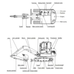 Hyundai Crawler Excavator R55-7A Service Repair & Operating Manual