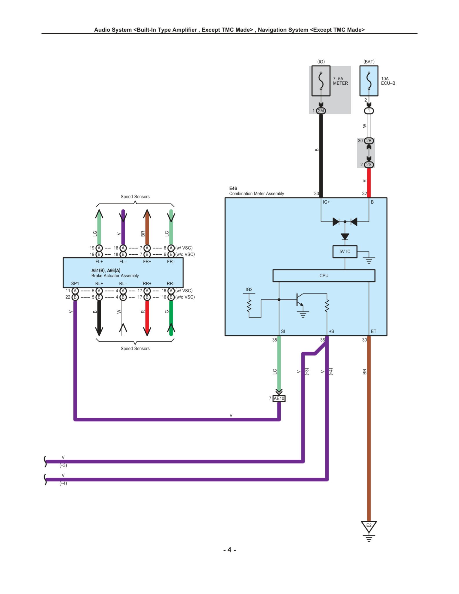 Toyota Corolla Tenth generation (E140, E150) Electrical Wiring Diagrams ...