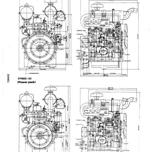 Komatsu Diesel Engine Workshop Repair Manual for (72-275-278-184-2) Series Engines