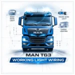 MAN TG3 working light wiring diagram roof frame cargo lighting CAN schematic