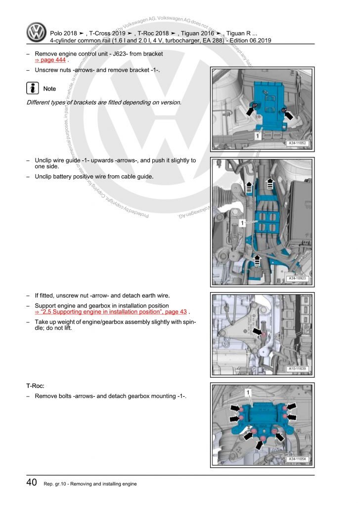 VW 4-Cylinder Common Rail (1.6 l And 2.0 l, 4 V, Turbocharger, EA 288 ...