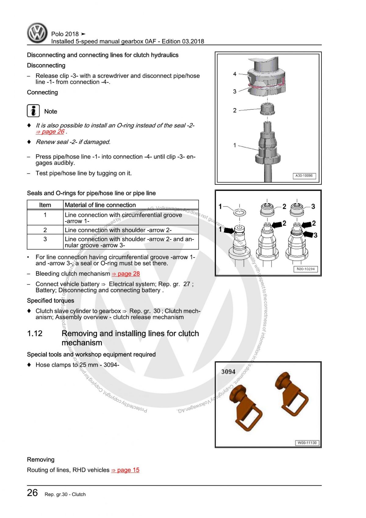 VW 5-Speed Manual Gearbox 0AF OEM Workshop Manual