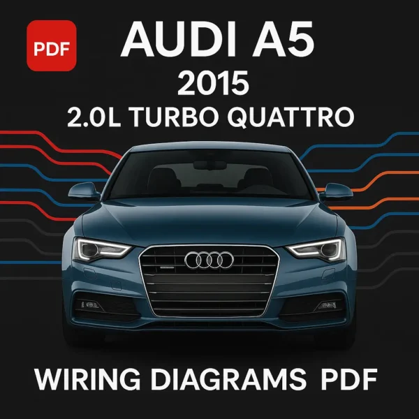 Audi A5 Premium 2015 Wiring Diagrams PDF 2.0L Turbo Quattro