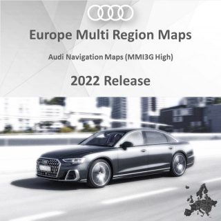 Audi MMI3G High Europe Navigation Maps HNav v6.34.1 8R0051884JN 2022 with Activation & Latest Firmware Update
