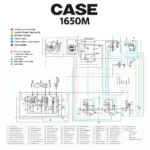 CASE CRAWLER DOZER 1650M Hydraulic Schematic