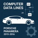 Porsche Panamera 2015–2016 Computer Data Lines (CAN & LIN Bus) Wiring Diagram
