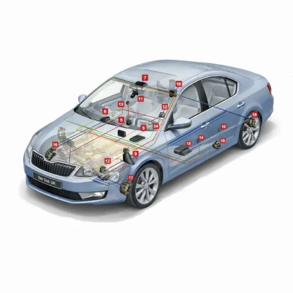 Škoda Octavia III Basic Equipment (L0L) Wiring Diagrams & Electrical Systems Manual