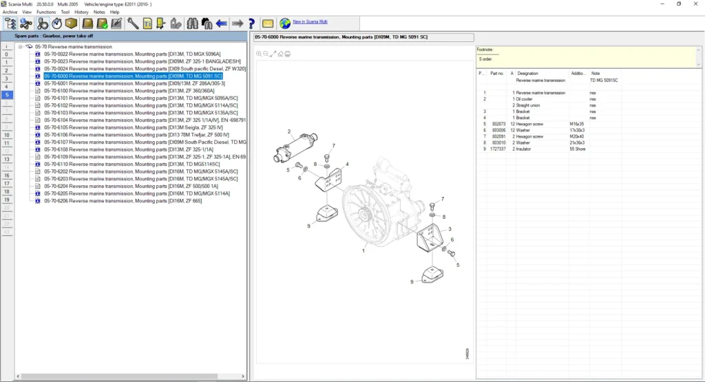 Scania Multi Parts Catalog