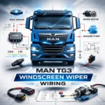 MAN TG3 windscreen wiper wiring diagram washer pump rain sensor CAN schematic