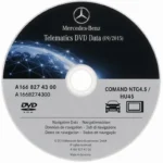 Mercedes-Benz Telematics DVD Data (09/2015) – A166 827 43 00 / A1668274300 – COMAND NTG4.5 / HU45