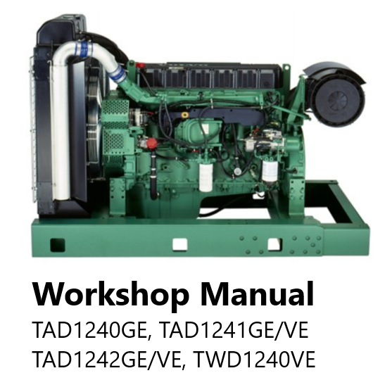 Volvo Penta Marine & Industrial Engine (TAD1240GE, TAD1241GE-VE TAD1242GE-VE, TWD1240VE) Workshop Manual