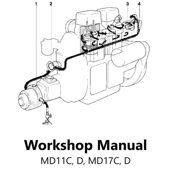Volvo Penta Marine Diesel Engine Unit (MD11C, D, MD17C, D) Workshop Manual