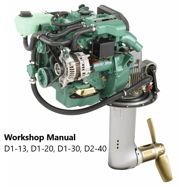 Volvo Penta Marine & Industrial Engine (D1-13, D1-20, D1-30, D2-40) Workshop Manual