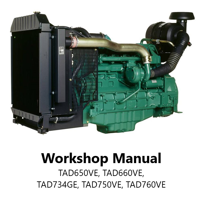 Volvo Penta Marine & Industrial Engine (TAD650VE, TAD660VE, TAD734GE, TAD750VE, TAD760VE) Workshop Manual