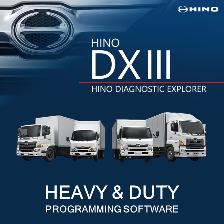 HINO DXIII (Diagnostic Explorer 3) Medium & Heavy Duty Truck Diagnostic & Programming Software