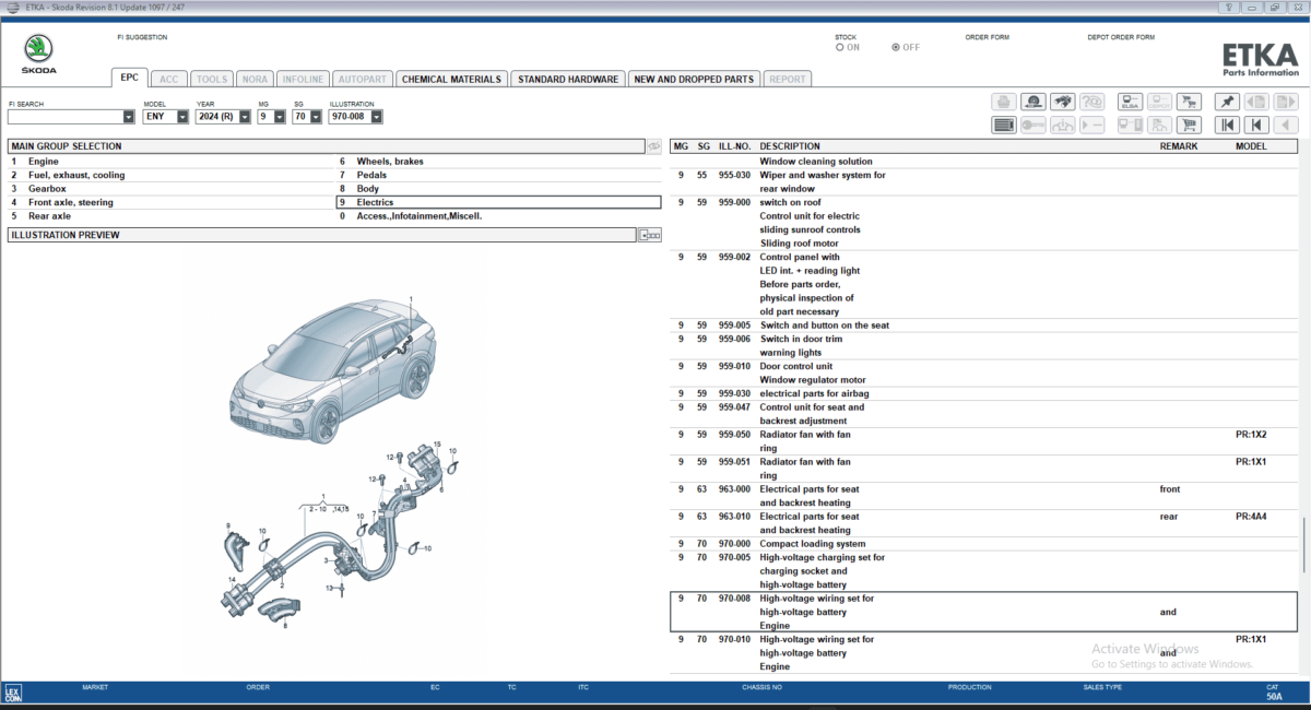 VAG ETKA Electronic Parts Catalog Offline for Volkswagen, Audi, Škoda, SEAT