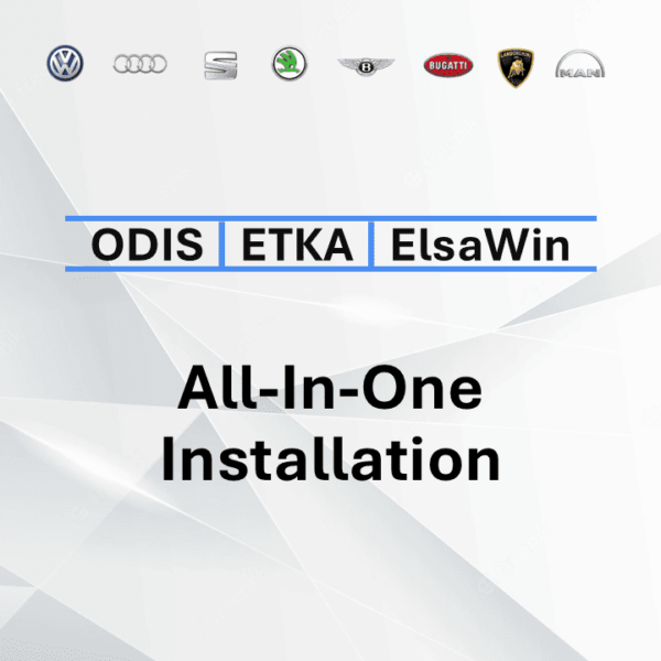 All-in-One VAG Diagnostics Software ODIS Service ODIS Engineering VAG ETKA & ElsaWin with Remote Installation Service