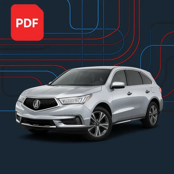 Acura MDX SH-AWD 2020 Factory Service Manual & Wiring Diagrams PDF