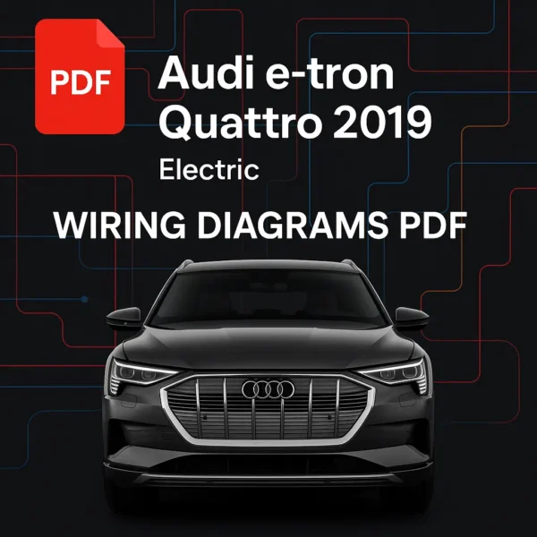 Audi e-tron Quattro Prestige 2019 Wiring Diagrams PDF | Electric (EV)