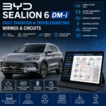 BYD Sealion 6 DM-i fault diagnosis and troubleshooting wiring circuits guide with hybrid system, battery management, powertrain, CAN bus, electrical diagrams, and repair information