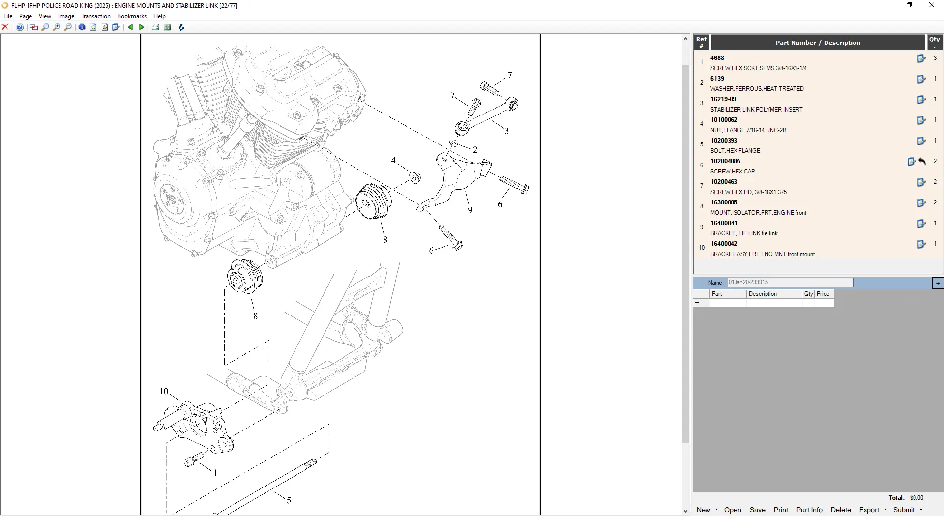 Harley-Davidson & Buell OEM Digital Parts Catalog