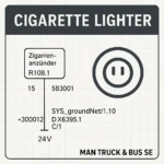 MAN TG3 Cigarette Lighter Wiring Diagram – TGX/TGS Euro 6d (Q4 2020)