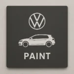 VW Golf 7 2018 Vehicle-Specific Paint Information Manual PDF