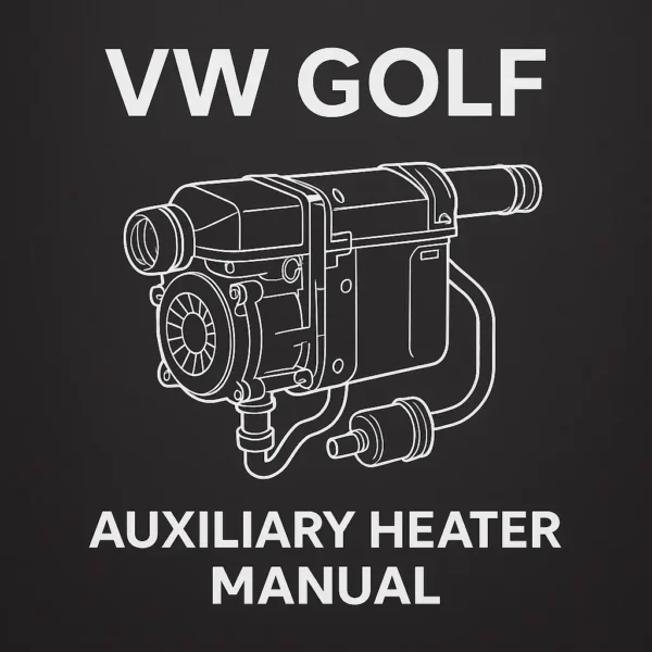 VW Golf 7 Auxiliary Heater Workshop Manual PDF (Edition 11.2016)