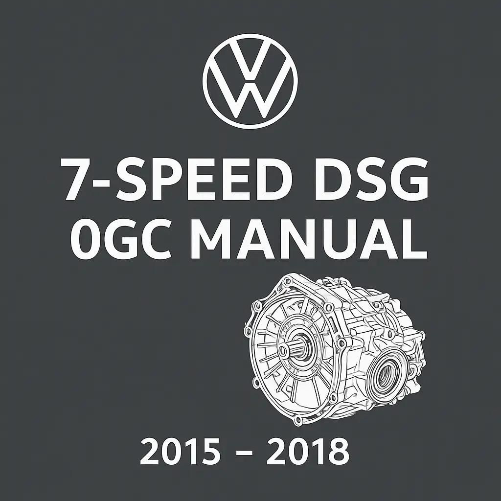 VW Golf 7-Speed DSG (0GC) Dual-Clutch Gearbox Workshop Manual PDF (Edition 01.2018)