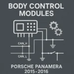 Porsche Panamera (2015–2016) Body Control Modules Wiring Diagram